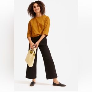 Everlane wide leg crop pants